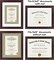 11x14 Diploma Frame – Black & Mahogany Ornate Frame with White Mat, Shatter-Resistant Glass – Display 8.5x11 Certificates or 11x14 Photos – Legacy Collection